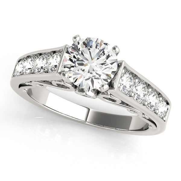 Channel-Set Diamond Engagement Ring (3/4 ct. tw.)