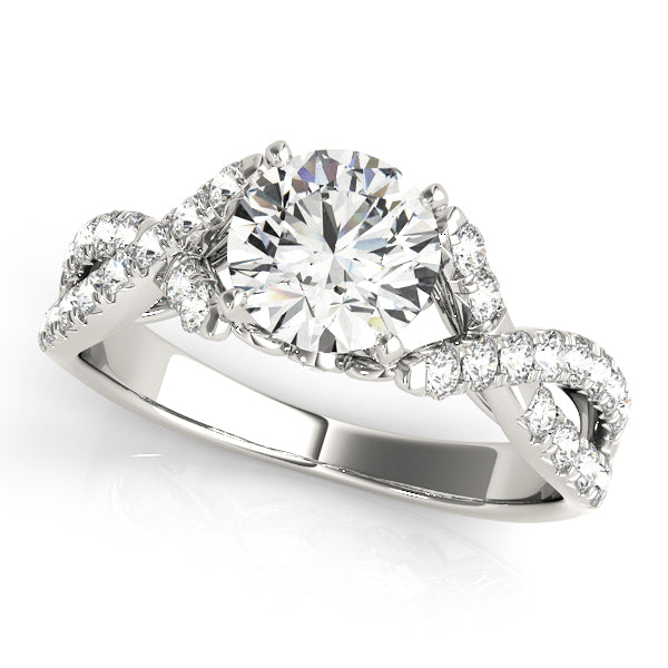 Twist Diamond Engagement Ring (1/2 ct. tw.)