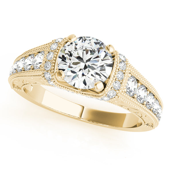 Vintage Channel-Set Diamond Engagement Ring (3/8 ct. tw.)