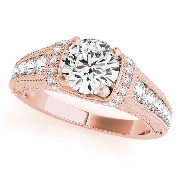 Vintage Channel-Set Diamond Engagement Ring (3/8 ct. tw.)