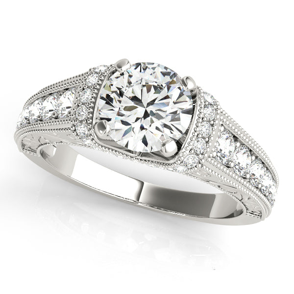Vintage Channel-Set Diamond Engagement Ring (3/8 ct. tw.)