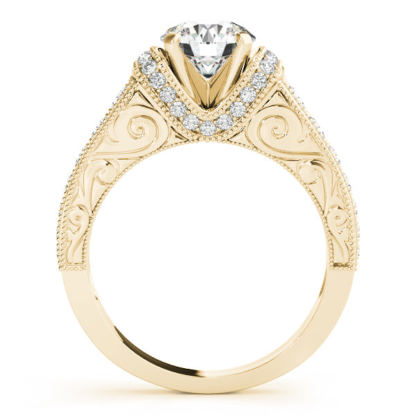 Vintage Channel-Set Diamond Engagement Ring (3/8 ct. tw.)