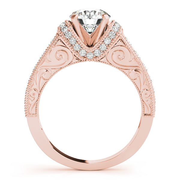 Vintage Channel-Set Diamond Engagement Ring (3/8 ct. tw.)