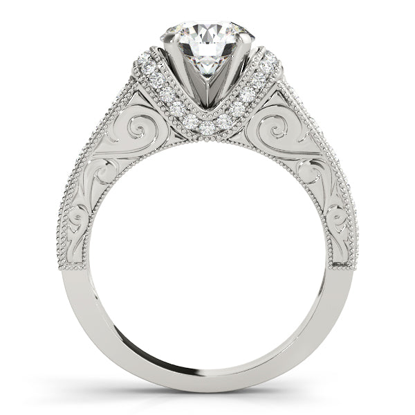 Vintage Channel-Set Diamond Engagement Ring (3/8 ct. tw.)