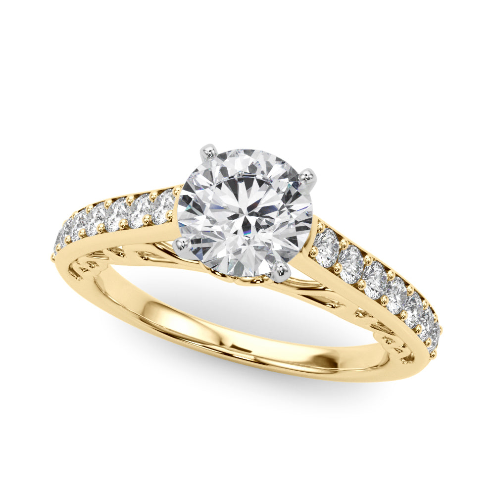 Classic Pavé Diamond Engagement Ring (1/3 ct. tw.)