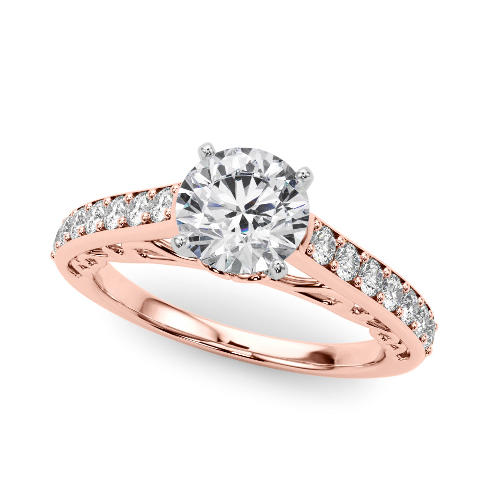 Classic Pavé Diamond Engagement Ring (1/3 ct. tw.)