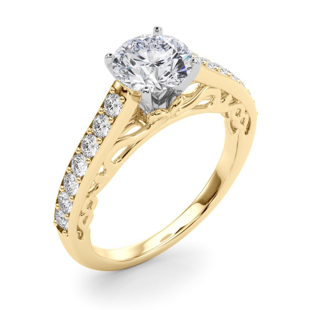 Classic Pavé Diamond Engagement Ring (1/3 ct. tw.)
