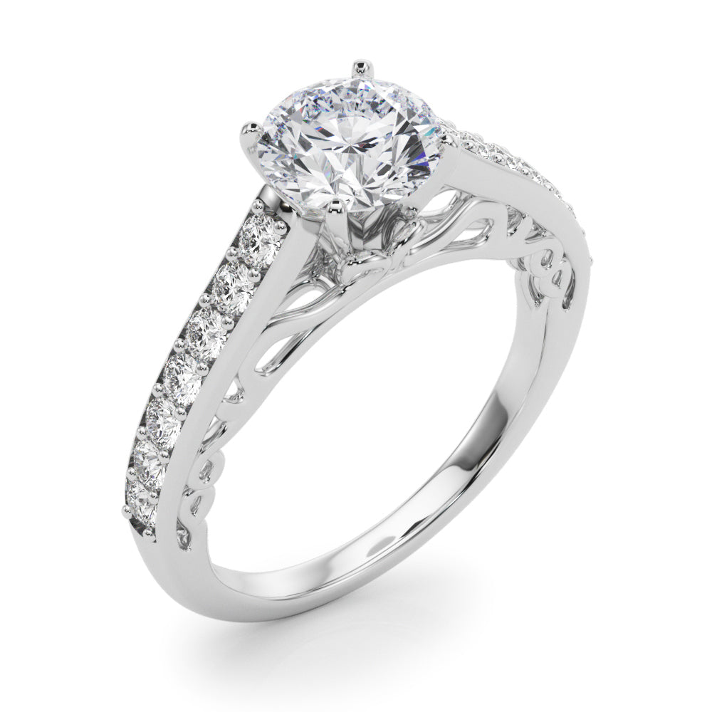 Classic Pavé Diamond Engagement Ring (1/3 ct. tw.)