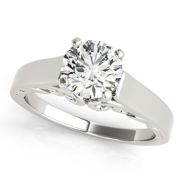 Classic Four-Prong Solitaire Engagement Ring