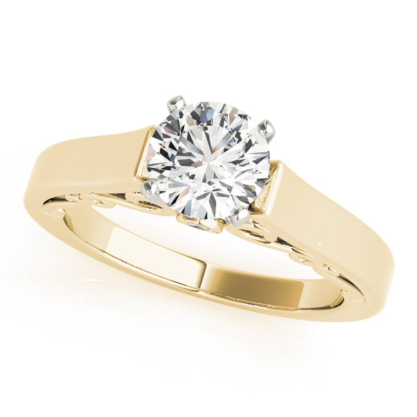 Channel-Set Diamond Engagement Ring (1/20 ct. tw.)