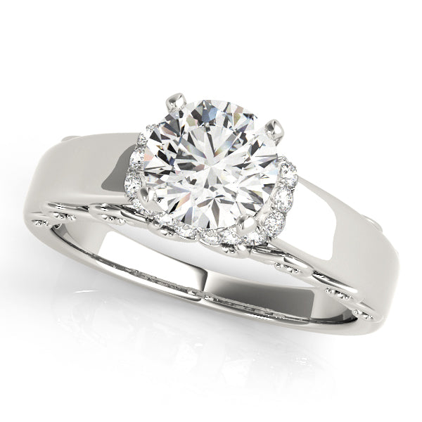 Halo Diamond Engagement Ring (1/6 ct. tw.)