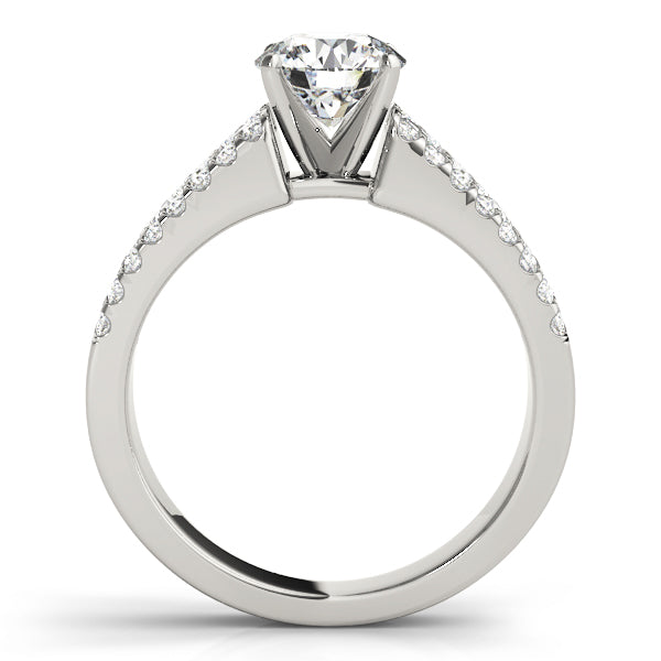 Three-Row Pavé Diamond Engagement Ring (3/4 ct. tw.)