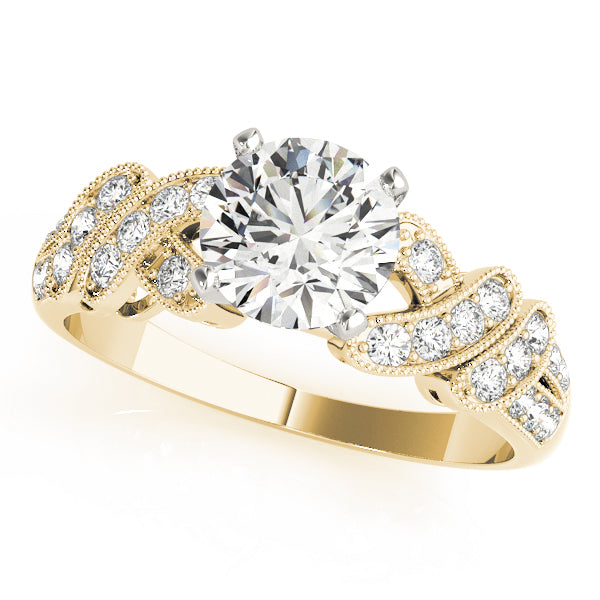 Ornate Diamond Twist Engagement Ring (1/3 ct. tw.)