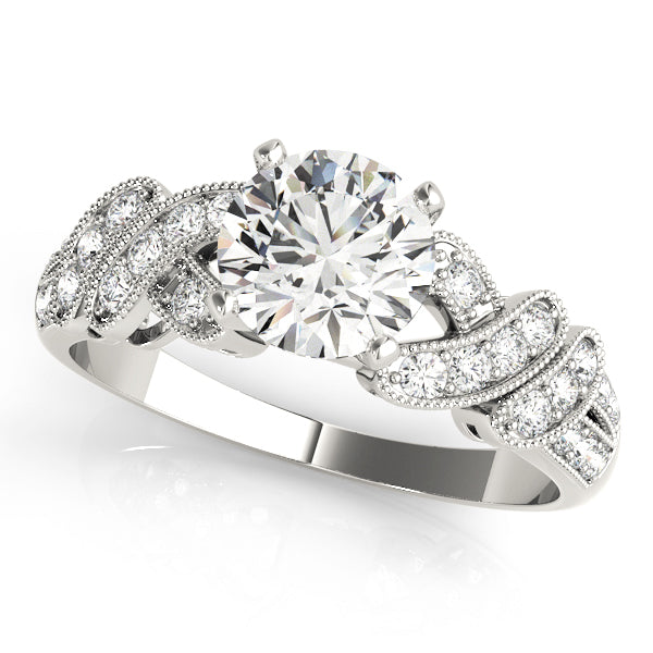 Ornate Diamond Twist Engagement Ring (1/3 ct. tw.)