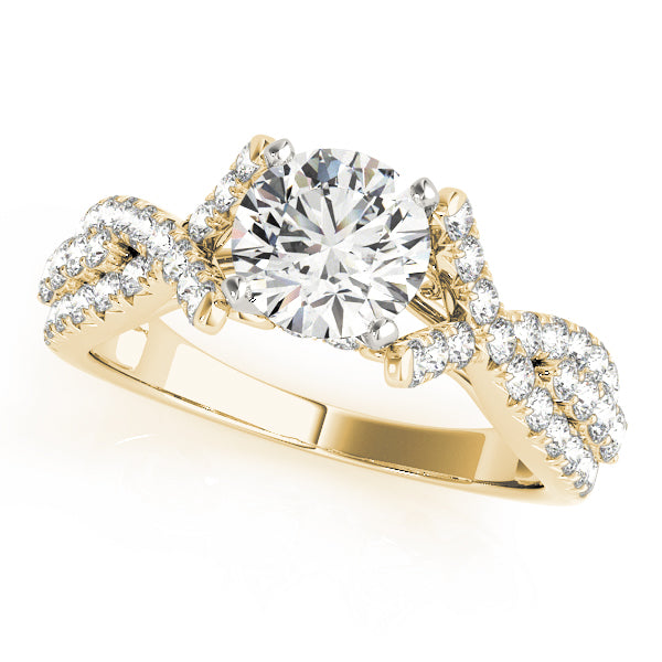 Twist Pavé Diamond Engagement Ring (1/2 ct. tw.)