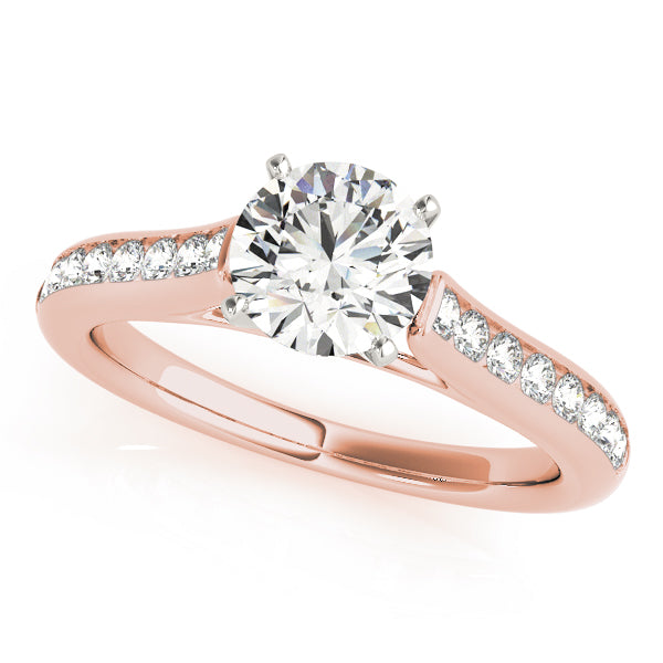 Channel-Set Diamond Engagement Ring (1/4 ct. tw.)