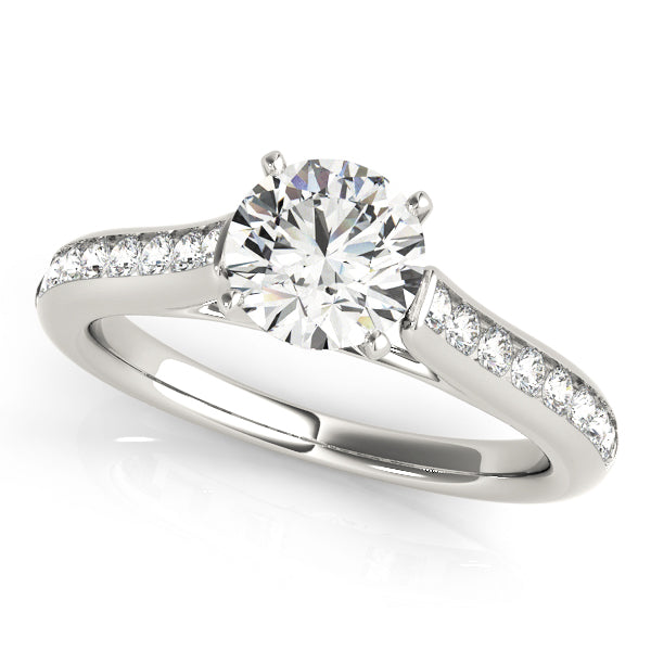 Channel-Set Diamond Engagement Ring (1/4 ct. tw.)