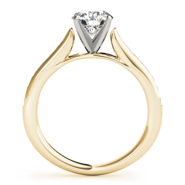 Channel-Set Diamond Engagement Ring (1/4 ct. tw.)