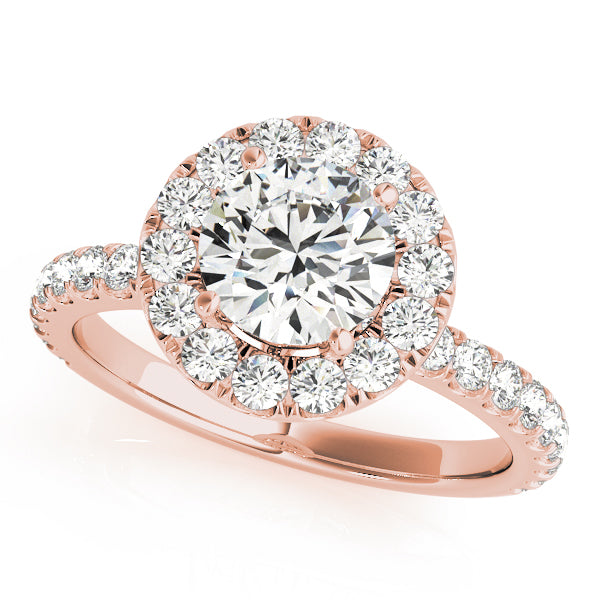 Halo Diamond Engagement Ring (1/2 ct. tw.)