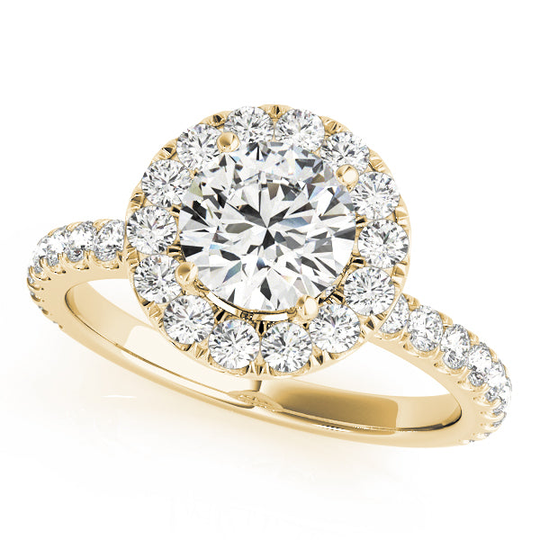 Halo Diamond Engagement Ring (1/2 ct. tw.)