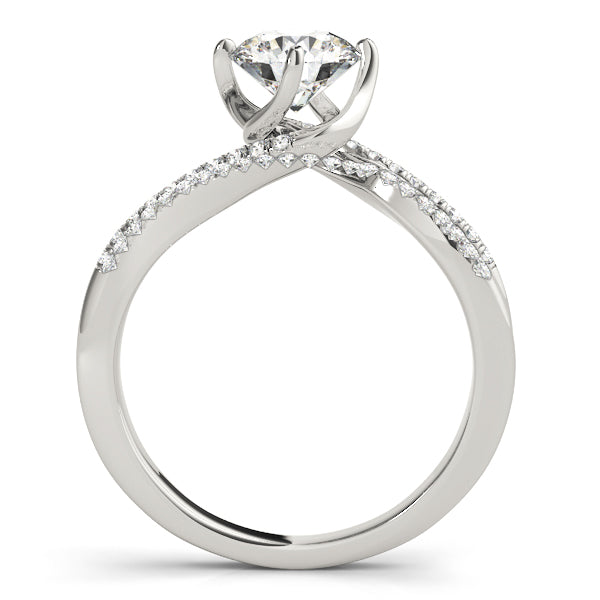 Petite Twist Diamond Engagement Ring (1/6 ct. tw.)