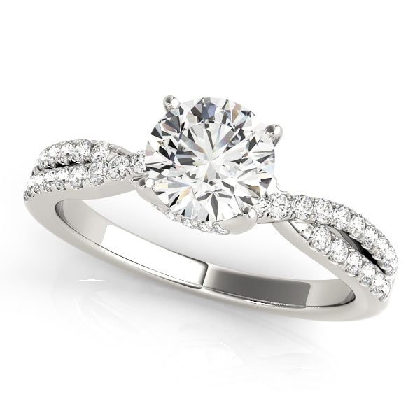 Petite Twist Diamond Engagement Ring (1/4 ct. tw.)