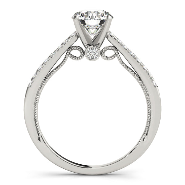 Petite Pavé Diamond Engagement Ring (1/3 ct. tw.)