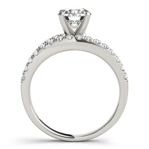 Modern Bypass Pavé Diamond Engagement Ring (1/3 ct. tw.)