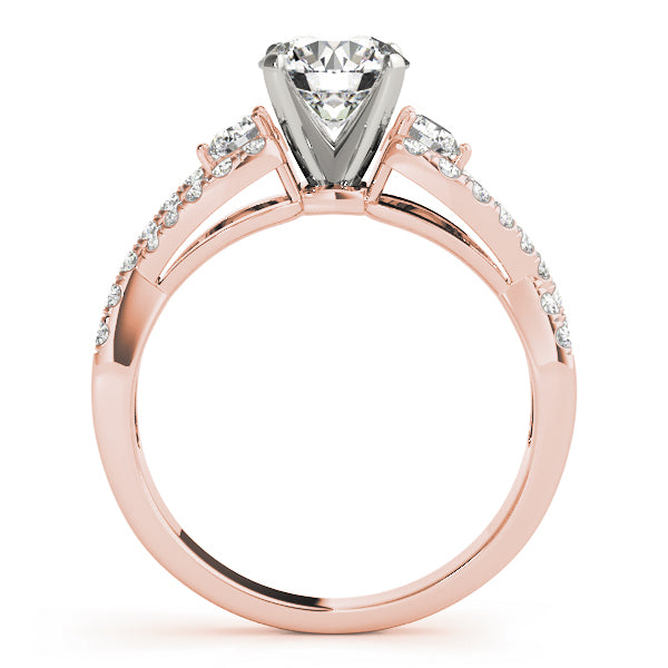 Twist Diamond Engagement Ring (3/8 ct. tw.)
