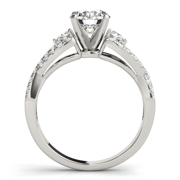 Twist Diamond Engagement Ring (3/8 ct. tw.)