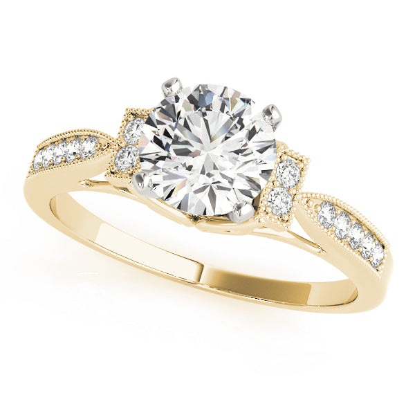 Classic Pavé Diamond Engagement Ring (1/10 ct. tw.)