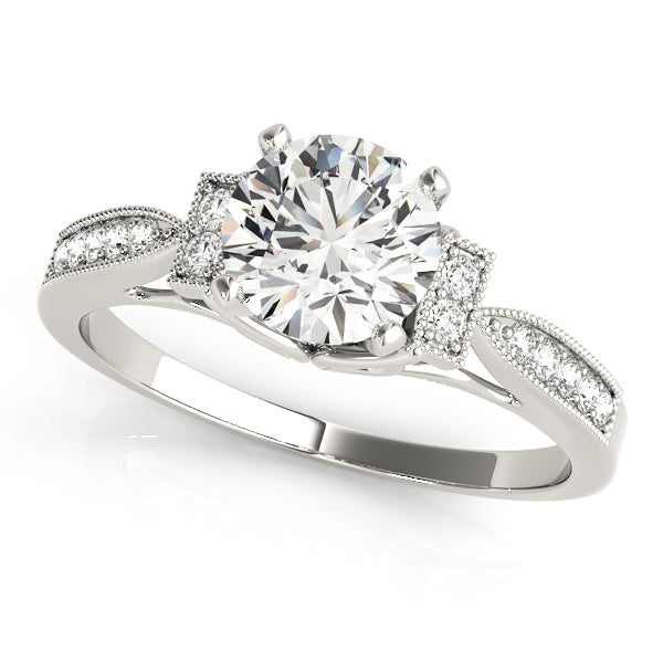 Classic Pavé Diamond Engagement Ring (1/10 ct. tw.)