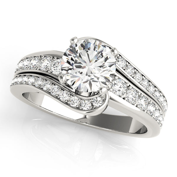 Channel-Set Diamond Engagement Ring (3/8 ct. tw.)