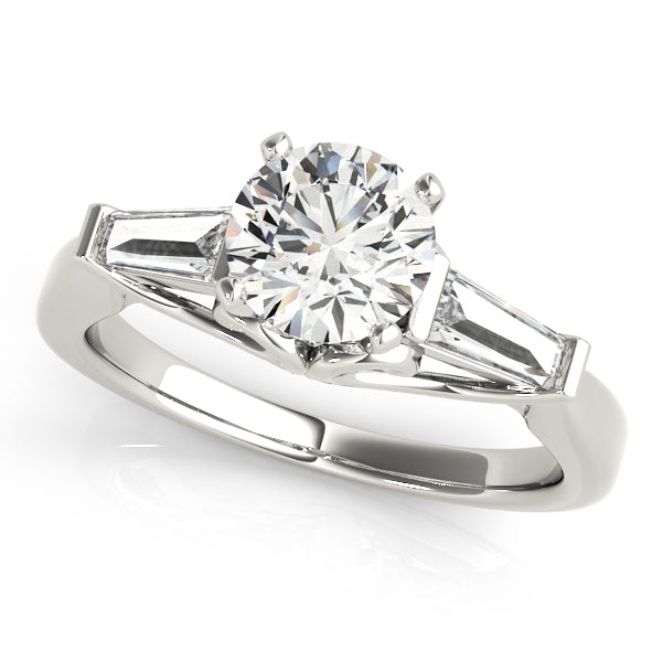 Tapered Baguette Diamond Three-Stone Engagement Ring (1/2 ct. tw.)