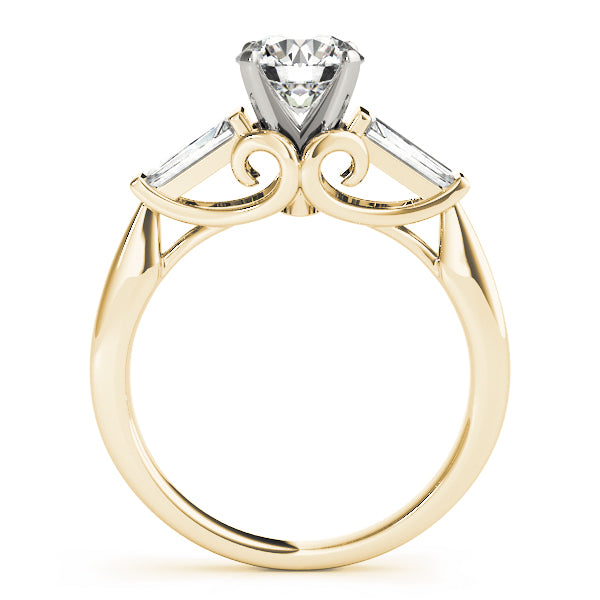 Tapered Baguette Diamond Three-Stone Engagement Ring (1/2 ct. tw.)
