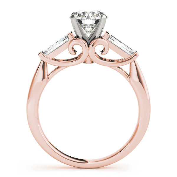 Tapered Baguette Diamond Three-Stone Engagement Ring (1/2 ct. tw.)