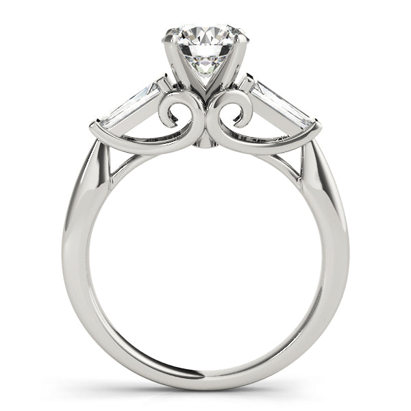 Tapered Baguette Diamond Three-Stone Engagement Ring (1/2 ct. tw.)