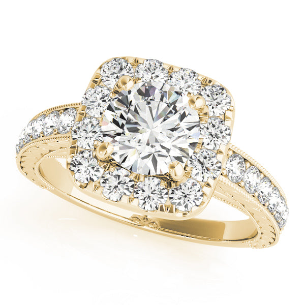 Cushion Halo Diamond Engagement Ring (1/2 ct. tw.)
