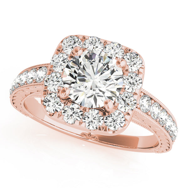 Cushion Halo Diamond Engagement Ring (1/2 ct. tw.)
