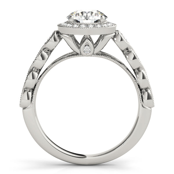 Vintage-Style Halo Diamond Engagement Ring (1/3 ct. tw.)