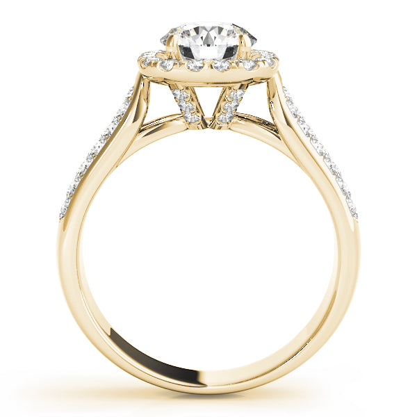 Cushion Halo Pavé Diamond Engagement Ring (3/4 ct. tw.)