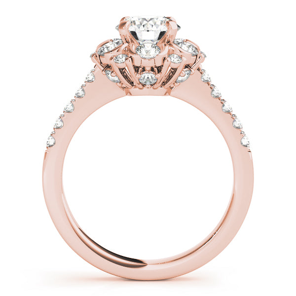 Cluster Halo Diamond Engagement Ring (7/8 ct. tw.)