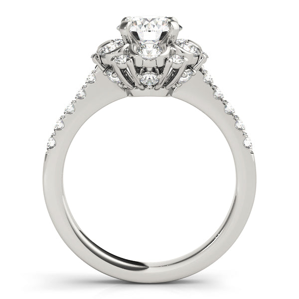 Cluster Halo Diamond Engagement Ring (7/8 ct. tw.)