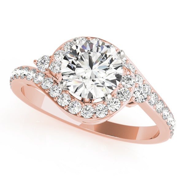 Twist Pavé Diamond Engagement Ring (3/8 ct. tw.)