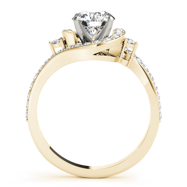 Twist Pavé Diamond Engagement Ring (3/8 ct. tw.)