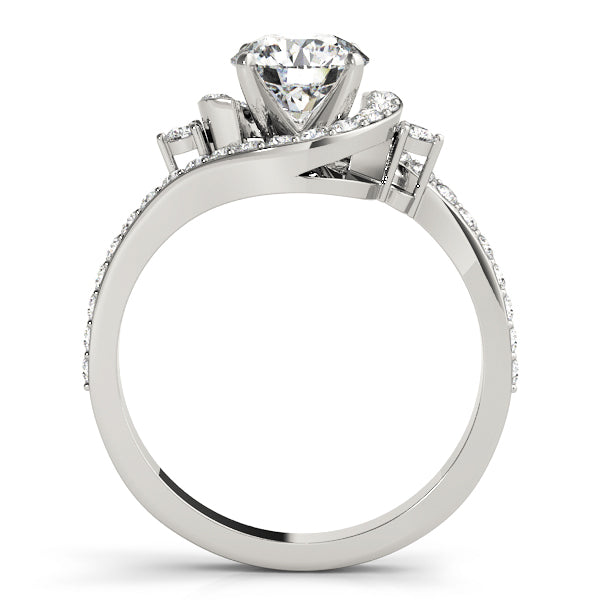 Twist Pavé Diamond Engagement Ring (3/8 ct. tw.)