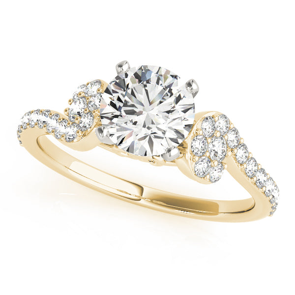 Romantic Petite Pavé Diamond Engagement Ring (3/8 ct. tw.)