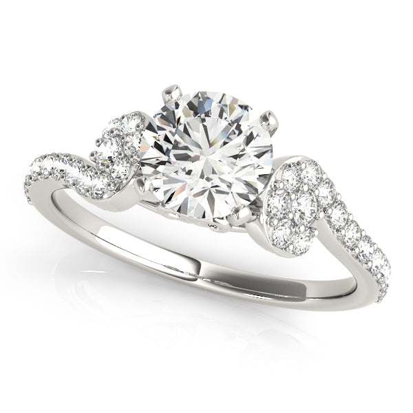 Romantic Petite Pavé Diamond Engagement Ring (3/8 ct. tw.)