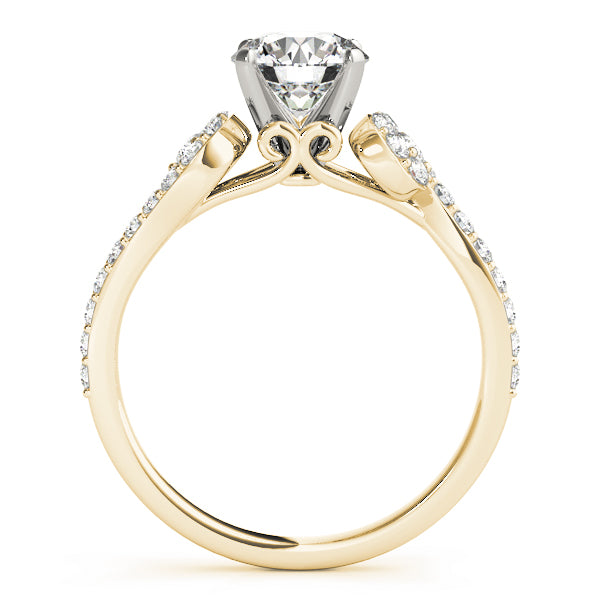 Romantic Petite Pavé Diamond Engagement Ring (3/8 ct. tw.)