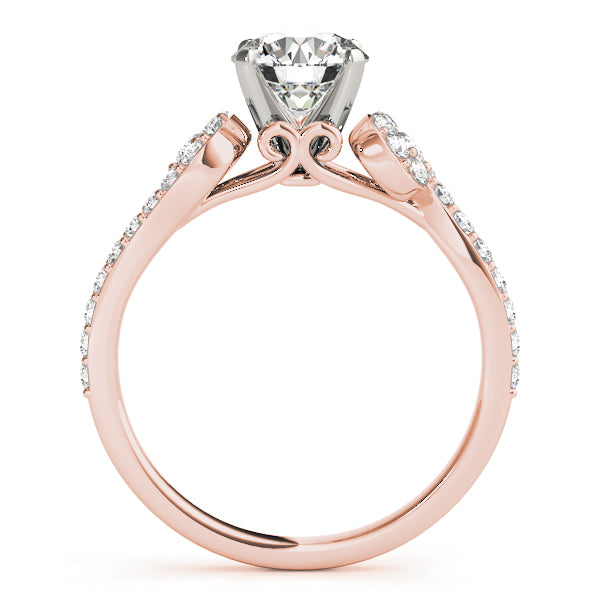 Romantic Petite Pavé Diamond Engagement Ring (3/8 ct. tw.)